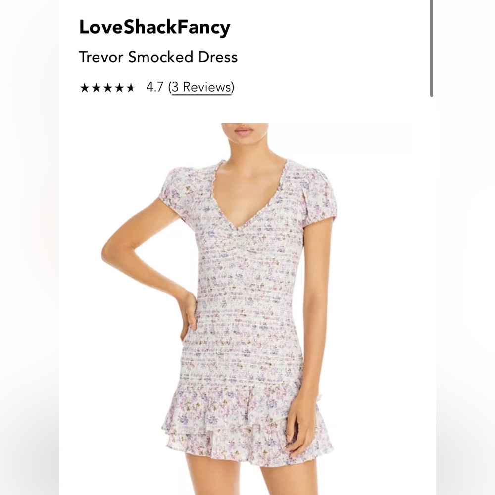 Love Shack Fancy Trevor Mini Dress in Perfect Condition- worn once